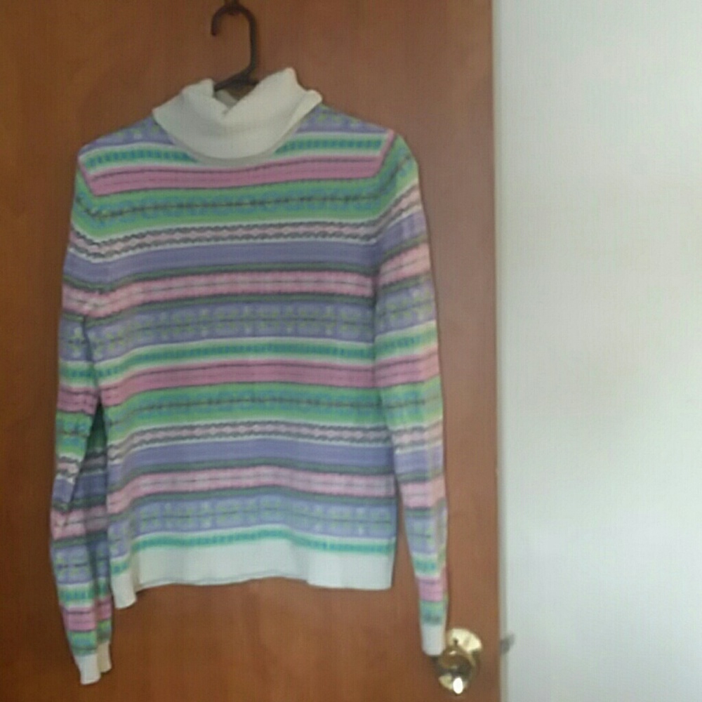 A turtleneck lambswool sweater.